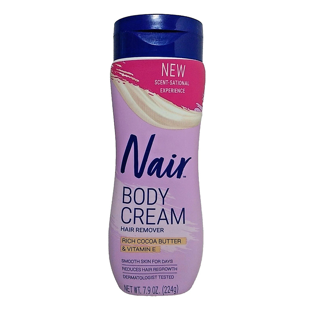 Nair Hair Remover Body Cream with Cocoa Butter and Vitamins 7.9Oz (224g)